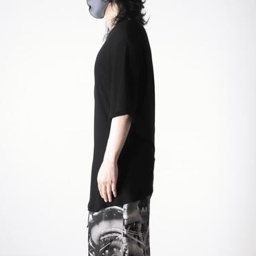 907CUM4 COTTON HIGH TWIST RIB　BLACK No.17