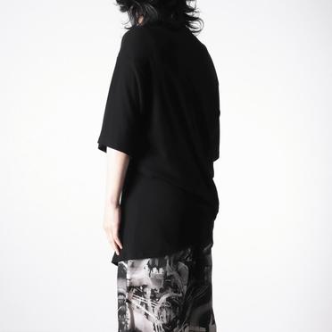 907CUM4 COTTON HIGH TWIST RIB　BLACK No.18