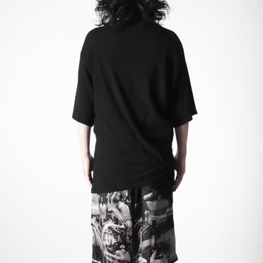 907CUM4 COTTON HIGH TWIST RIB　BLACK No.19