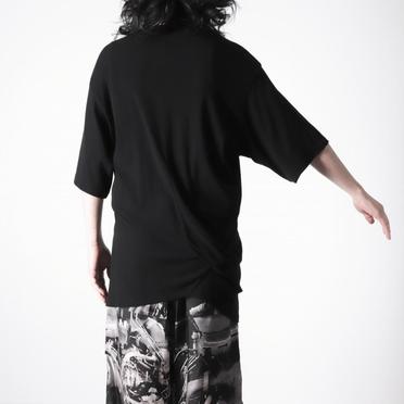907CUM4 COTTON HIGH TWIST RIB　BLACK No.20