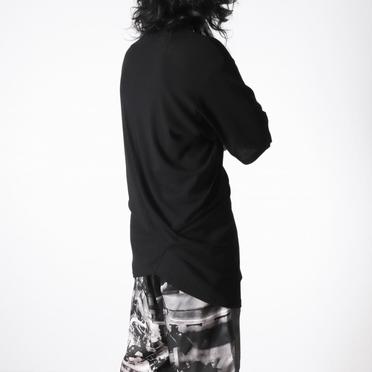 907CUM4 COTTON HIGH TWIST RIB　BLACK No.21