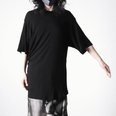 907CUM4 COTTON HIGH TWIST RIB　BLACK No.22