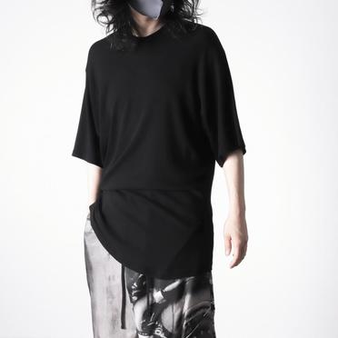 907CUM4 COTTON HIGH TWIST RIB　BLACK No.23