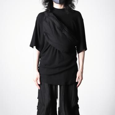 907BGU1 12oz DENIM / LEATHER　BLACK No.9