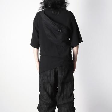 907BGU1 12oz DENIM / LEATHER　BLACK No.14
