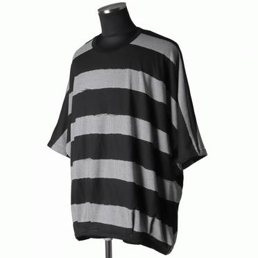 Bound Border Dolman Tee　BLACK No.2