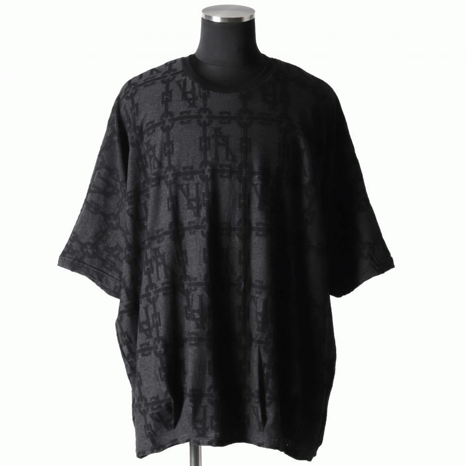 Jacquard Dolman Tee　BK×DGY