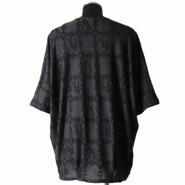 Jacquard Dolman Tee　BK×DGY No.5