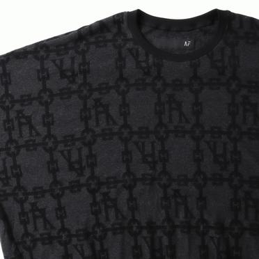 Jacquard Dolman Tee　BK×DGY No.7