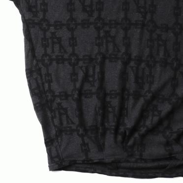 Jacquard Dolman Tee　BK×DGY No.9