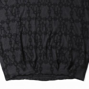 Jacquard Dolman Tee　BK×DGY No.10