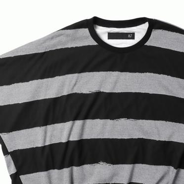 Bound Border Dolman Tee　BLACK No.7