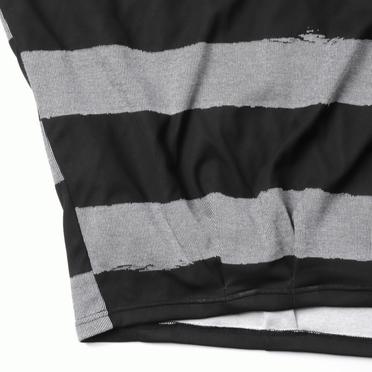 Bound Border Dolman Tee　BLACK No.9