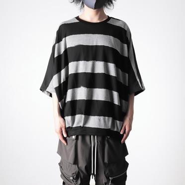Bound Border Dolman Tee　BLACK No.13