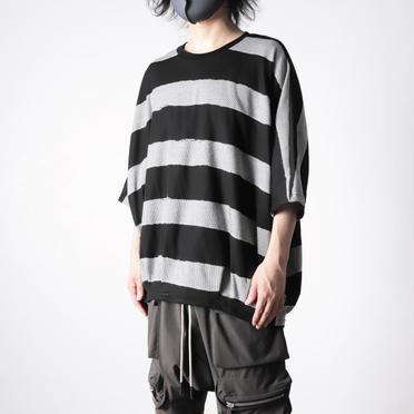 Bound Border Dolman Tee　BLACK No.14