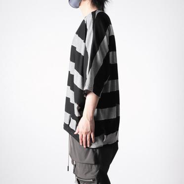 Bound Border Dolman Tee　BLACK No.15