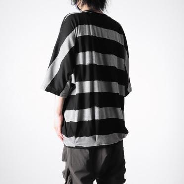 Bound Border Dolman Tee　BLACK No.16