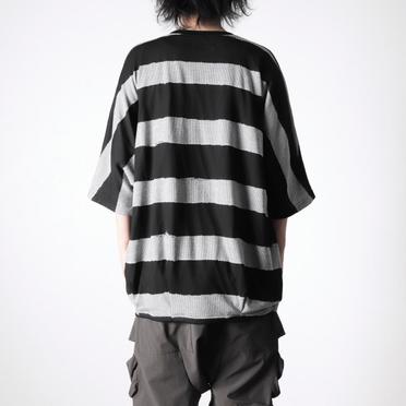 Bound Border Dolman Tee　BLACK No.17