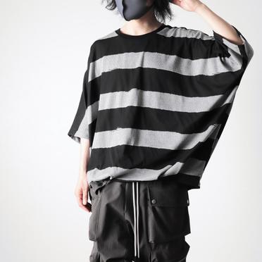 Bound Border Dolman Tee　BLACK No.22