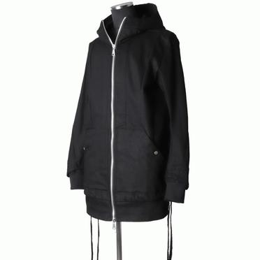 Hoodie Denim Jacket　BLACK No.2