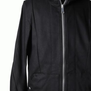 Hoodie Denim Jacket　BLACK No.12