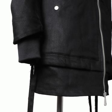 Hoodie Denim Jacket　BLACK No.14