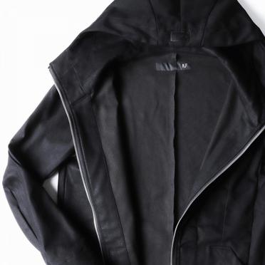 Hoodie Denim Jacket　BLACK No.17