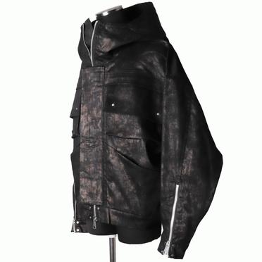 Hooded Blouson　BK×BR No.2