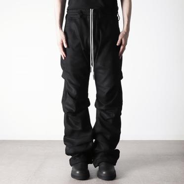 Boots Cut Tuck Pants　BLACK No.17