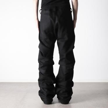 Boots Cut Tuck Pants　BLACK No.21
