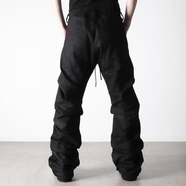 Boots Cut Tuck Pants　BLACK No.22