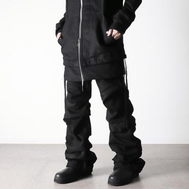 Boots Cut Tuck Pants　BLACK No.25