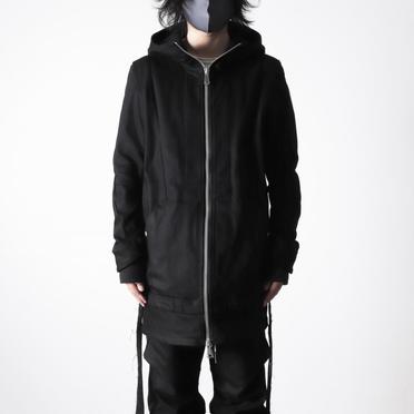 Hoodie Denim Jacket　BLACK No.19