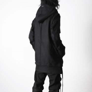 Hoodie Denim Jacket　BLACK No.23