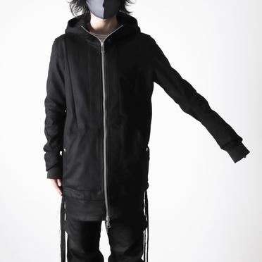 Hoodie Denim Jacket　BLACK No.24