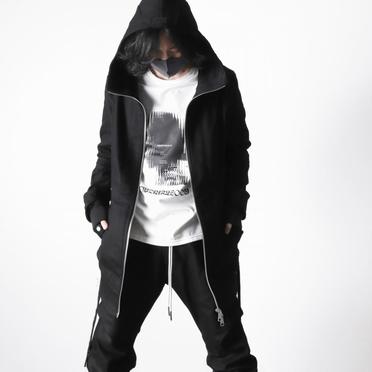 Hoodie Denim Jacket　BLACK No.26