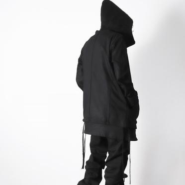 Hoodie Denim Jacket　BLACK No.27