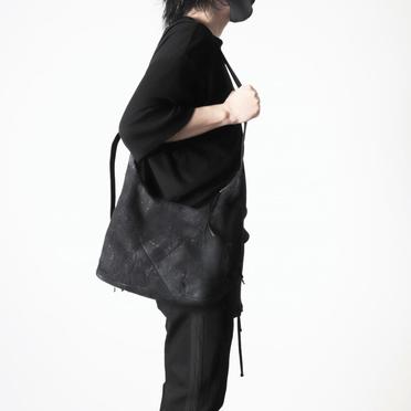 werk42g reverse goat skin cotton lining zip pocket　BLACK No.11
