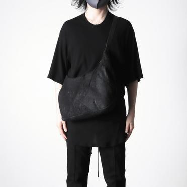 werk42g reverse goat skin cotton lining zip pocket　BLACK No.12