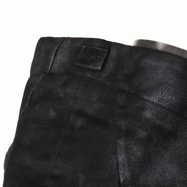 Coated Hoodie Denim Jacket　BLACK No.10