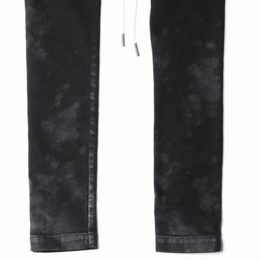 Coated Sarrouel Skinny Denim　BLACK No.12