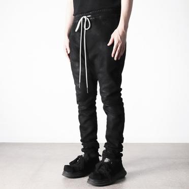 Coated Sarrouel Skinny Denim　BLACK No.16