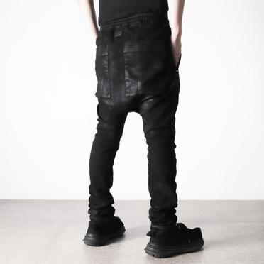 Coated Sarrouel Skinny Denim　BLACK No.20