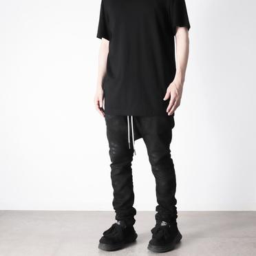 Coated Sarrouel Skinny Denim　BLACK No.21