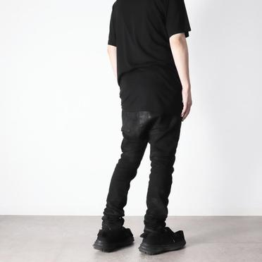 Coated Sarrouel Skinny Denim　BLACK No.22