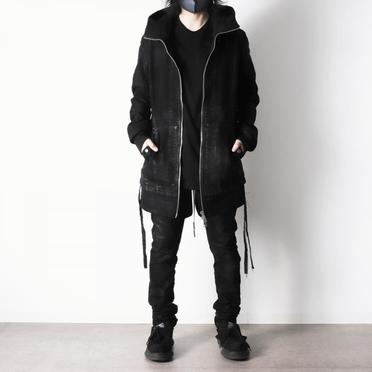Coated Sarrouel Skinny Denim　BLACK No.23