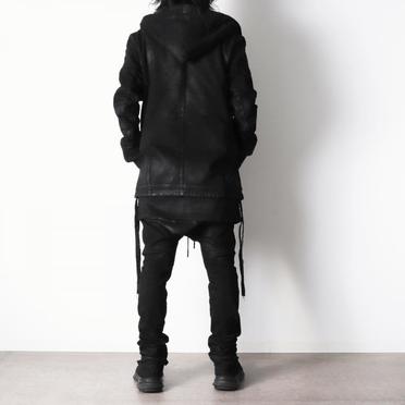 Coated Sarrouel Skinny Denim　BLACK No.24