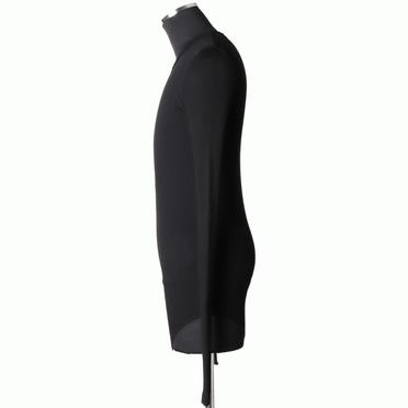 917CUM7 COTTON/SILK RIB　BLACK No.3