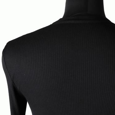 917CUM7 COTTON/SILK RIB　BLACK No.9