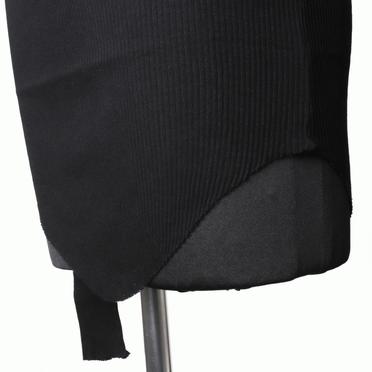 917CUM7 COTTON/SILK RIB　BLACK No.10